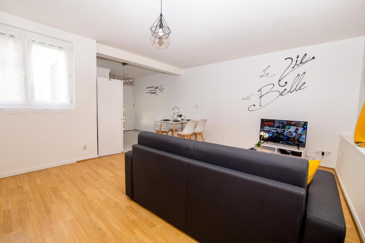 Coeur De Ville I 50M² I Netflix I Lit Queen Size Sens Exterior photo